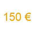1 chèque de 150 €